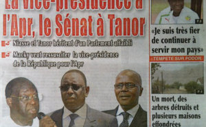 A la Une du Journal Li Khew du 14 Août