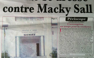 A la Une du Journal L'Office du 16 Août