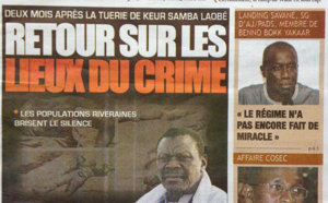 A la Une du Journal Direct Info du 17 Août