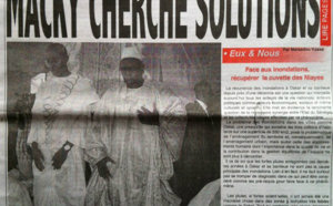 A la Une du Journal Sud Quotidien du 21 Août
