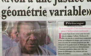 A la Une du Journal L'Office du 10 Août