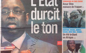 A la Une du Journal Enquête du 25 Août