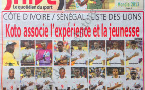 A la Une du Journal Stades du 25 Août