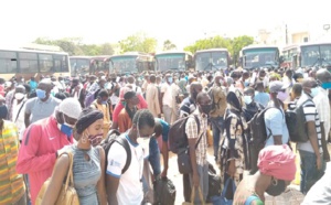 Reprise des cours le 2 juin: Ralliement massif des enseignants au terminus des bus Dem Dikk (Vidéo)