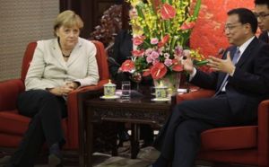 Pékin promet à Merkel de soutenir la zone euro