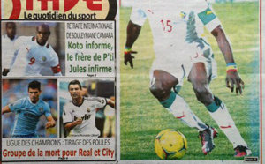 A la Une du Journal Stades du 31 Août