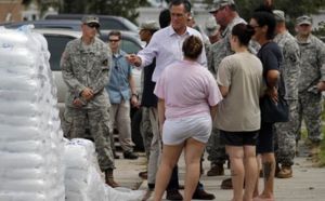 Isaac: Romney devance Obama au chevet de la Louisiane