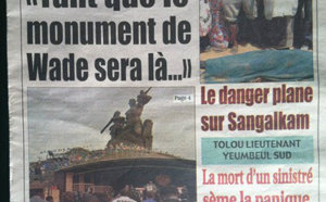 A la Une du Journal Walf Grand Place du 04 Septembre 