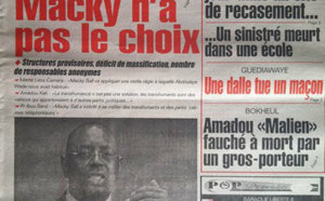 A la Une du Journal Le Populaire du 04 Septembre