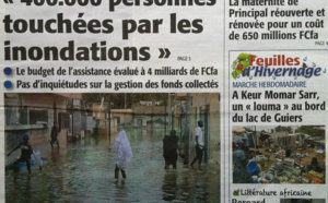 A la Une du Journal Le Soleil du 05 Septembre 