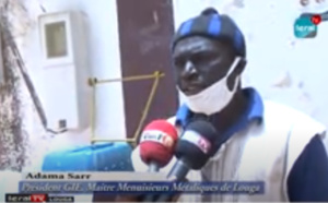 Vidéo - Adama Sarr, Maître menuisier métallique à Louga: « Le maire Moustapha Diop a créé une concurrence entre les centres de formation et les artisans… »