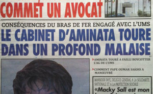 A la Une du Journal L'As du 07 Septembre 