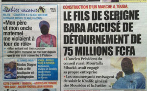 A la Une du Journal L'Observateur du 07 Septembre 