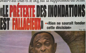 A la Une du Journal Le Quotidien du 07 Septembre 