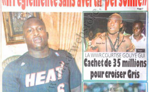 A la Une du Journal Sunu Lamb du 08 Septembre