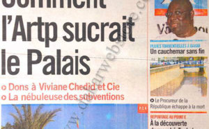 A la Une du Journal Enquête du 08 Septembre 