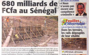 A la Une du Journal Le Soleil du 08 Septembre 