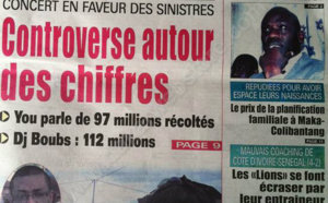 A la Une du Journal Walfadjri du 10 Septembre 