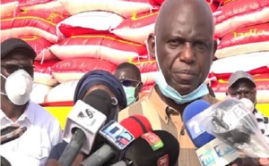 Aide alimentaire d’urgence aux ménages vulnérables: "136 communes sur les 556 du Sénégal, ont été servies", dixit Mansour Faye 