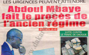 A la Une du Journal Walfadjri du 11 Septembre 
