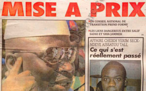 A la Une du Journal L'As du 12 Septembre 