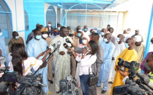 URBANISME: Visite du Ministre Abdou Karim Fofana au site de recasement du marché Sandaga (Photos)