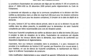Délivrance des autorisations de construire: Le Code de l'Urbanisme modifié