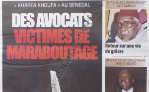 A la Une du Journal Direct Info du 14 Septembre 