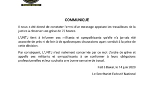 Grève du Sytjust: L’Union nationale des travailleurs de la justice pas concernée…Voici les raisons!