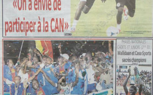 A la Une du Journal Stades du 17 Septembre 