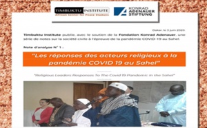 Réponses des Acteurs religieux à la pandémie Covid-19 au Sahel