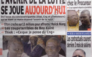 A la Une du Journal Le Pays du 18 Septembre 