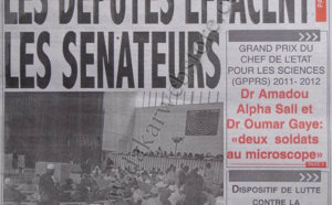 A la Une du Journal Sud Quotidien du 19 Septembre 