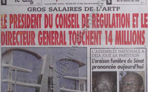 A la Une du Journal L'As du 19 Septembre 
