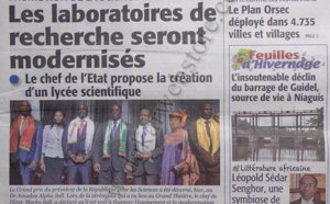 A la Une du Journal Le Soleil du 19 Septembre 