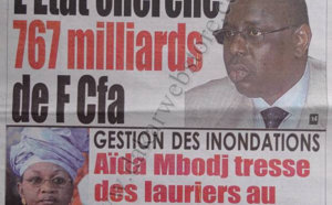 A la Une du Journal Rewmi Quotidien du 20 Septembre 