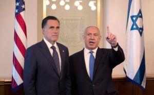 Nétanyahou s'expose au côté de Romney
