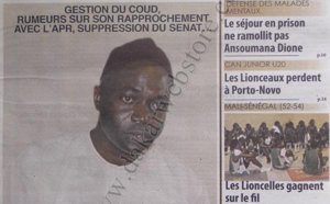 A la Une du Journal Direct Info du 24 Septembre 