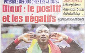 A la Une du Journal Walf Sports du 25 Septembre 