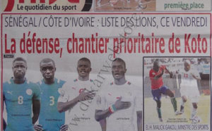 A la Une du Journal Stades du 26 Septembre 