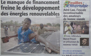 A la Une du Journal Le Soleil du 28 Septembre