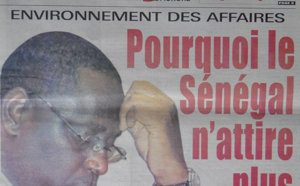 A la Une du Journal Walfadjri du 29 Septembre
