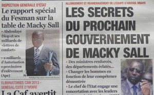 A la Une du Journal L du 01 Oct
