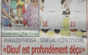 A la Une du Journal Stade du 01 Oct