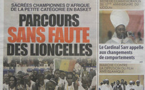 A la Une du Journal Direct Info du 01 Oct