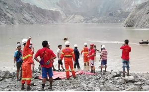 Birmanie: Au moins 113 morts dans un glissement de terrain dans des mines de jade
