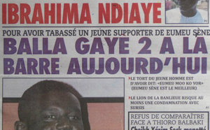 A la Une du Journal L'As du 03 Octobre 