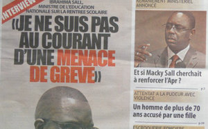 A la Une du Journal Direct Info du 04 Octobre 