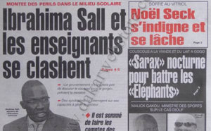 A la Une du Journal Le Populaire du 05 Octobre 