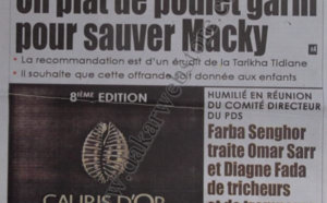 A la Une du Journal L'As du 06 Octobre 